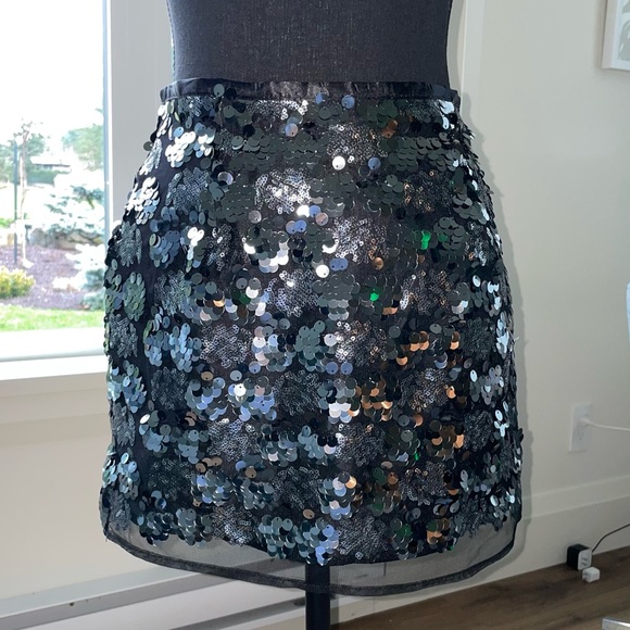 Sequin mini skirt - Picture 3 of 4